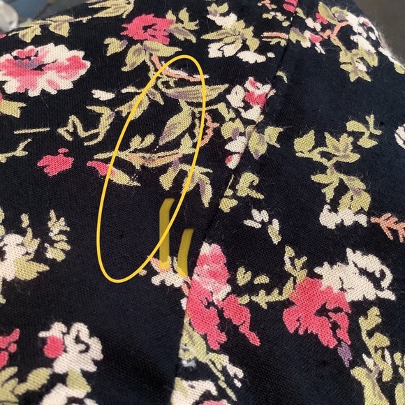 Vintage 90’s Floral Rayon Sleeveless Button Front Vest Top & Skirt Set Granite - Picture 12 of 12